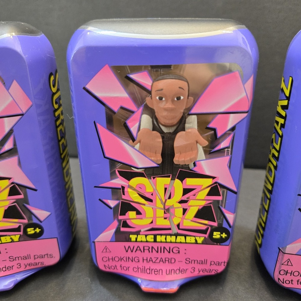 NEW LOT of 5 ScreenBreakZ Collectible Khaby Figures 2 Go‎ Classic Golden OO Tac